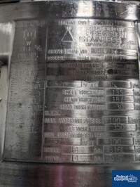 Image of 250 Liter Precision Stainless Reactor, 316L S/S, 45/100# 02