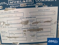 Image of 150 Liter Mueller Reactor, 316L, 45/75# 04