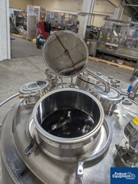 Image of 300 Liter Precision Stainless Jacketed Receiver Tank, 316L S/S, 45/100# 09