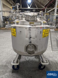 Image of 150 Liter Precision Stainless Jacketed Receiver Tank, 316L S/S, 45/100 04