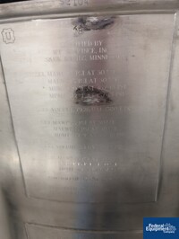 Image of 300 Liter W.F. Scarince Jacketed Cyro Receiver Tank, Hastelloy C22, 45/65# 02