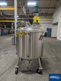Image of 400 Liter Bulling Metal Works Reactor, 316L S/S, 45/120# 03