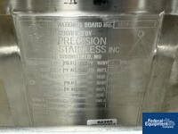Image of 600 Liter Precision Stainless Jacketed Receiver Tank, 316L S/S, 45/100# 02