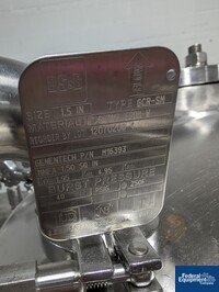 Image of 400 Liter DCI Jacketed Receiver Tank, 316L S/S, 45/125# 10