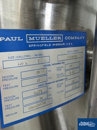 Image of 150 Liter Mueller Reactor, 316L S/S, 35/60# 03