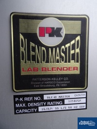 Image of 16/8/4 Quart P-K Twin Shell Blender, S/S, Bar, 125# Density 07
