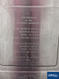 Image of 500 Liter DCI Reactor, Hastelloy C22, 45/150# 02