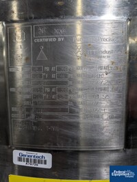 Image of 500 Liter Pure Flo Precision Reactor, AL6XN S/S, 45/125# 02