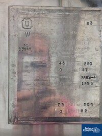 Image of 125 Liter Bulling Metal Works Reactor, 316L S/S, 45/75# 02