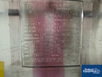 Image of 500 Liter Precision Stainless 316L Stainless Steel Jacketed Mixing Tank 02