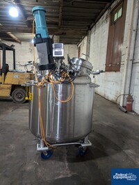 Image of 500 Liter Precision Stainless 316L Stainless Steel Jacketed Mixing Tank 04