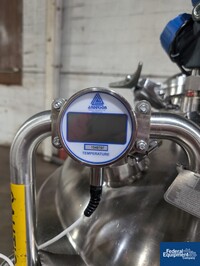 Image of 500 Liter Precision Stainless 316L Stainless Steel Jacketed Mixing Tank 09