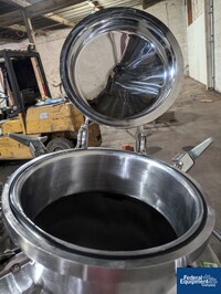 Image of 500 Liter Precision Stainless 316L Stainless Steel Jacketed Mixing Tank 12