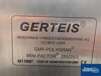 Image of Gerteis Control Panel for Model GMP-Polygran Mini-Pactor 250/25/3 02