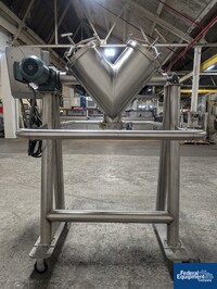 Image of 3 Cu Ft Keith Machinery Twin Shell Blender, S/S 04