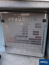 Image of 100 Gal Pfaudler Glass Lined Reactor, 100/90# 06