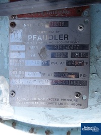 Image of 100 Gal Pfaudler Glass Lined Reactor, 100/90# 12