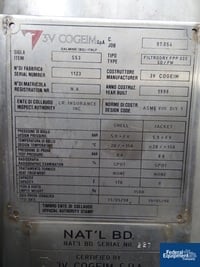 Image of 0.2 Sq Meter 3V Cogeim Nutsche Filter Dryer, Hastelloy C276 10