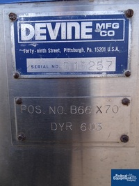 Image of 57 Sq Ft Devine Vacuum Shelf Dryer, S/S 07
