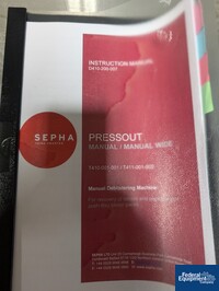 Image of Sepha Manual Deblistering Machine, Model PRESSOUT 08