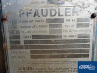 Image of 20 Gal Pfaudler Reactor, 316L S/S and Glass,12/100# 12