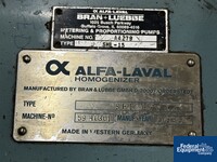 Image of Alfa Laval Homogenizer, Model SHL 15 02