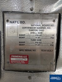 Image of 50 Gal Gaspar Reactor, 316 S/S, 150/124# 02