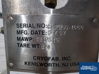 Image of 50 Liter CryoFab Liquid Nitrogen Tank, Model CLPHB50 02