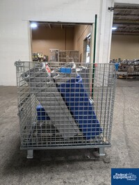 Image of Lot of Plastic Bins in Cart 04