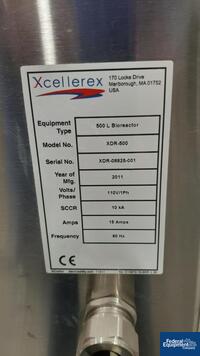 Image of 500 Liter Cytiva XDR-500 Bioreactor System 11