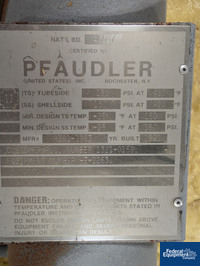 Image of 3 Sq Sq Pfaudler Heat Exchanger, C/S, 150/150# 02