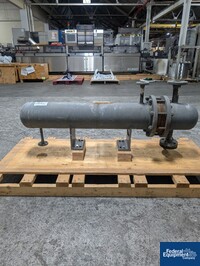 Image of 7 Sq Sq Pfaudler Heat Exchanger, C/S, 150/150# 04