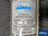 Image of Admix Rotosolve Mixer, Model 105RS70SS 02