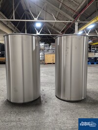 Image of 300 Liter Stainless Steel Drums, (2) 03