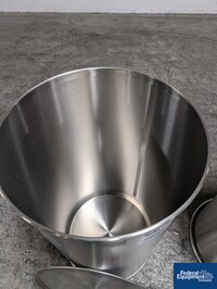 Image of 300 Liter Stainless Steel Drums, (2) 08