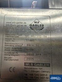 Image of WLS Gabler Spheronizing Pelletizing Line with Dual DE40/100 Twin Screw Extruders 06