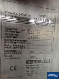Image of WLS Gabler Spheronizing Pelletizing Line with Dual DE40/100 Twin Screw Extruders 44