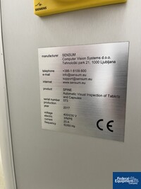 Image of Sensum Tablet Inspection Machine, Model SPINE-073 02
