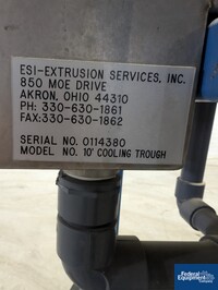 Image of 120" Extrusion Services Inc Water Bath, S/S 02