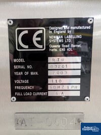 Image of 36" Newman Rotary Accumulation Table, Model RTU 02