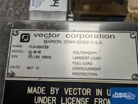 Image of Vector Fluid Bed Dryer, Model FL-M-15, S/S 02