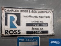 Image of 200 Gal Ross Planetary Mixer, Model PVM-200, S/S 02