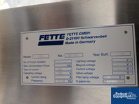 Image of Fette 1200 Rotary Tablet Press 21