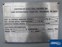 Image of 1,630 Sq Ft Alfa Laval Plate Heat Exchanger, S/S, 150# 05