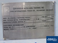 Image of 2,460 Sq Ft Alfa Laval Plate Heat Exchanger, S/S, 150# 05