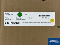 Image of Binder Vacuum Drying Oven, Model VD 53-UL 05
