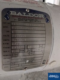 Image of 1,000 Liter Precision Stainless Reactor, 316L S/S, 50/125# 12