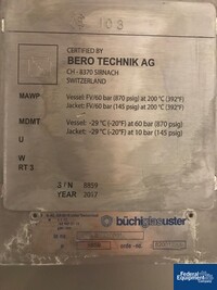 Image of 100 Liter Buchi Hydrogenation Reactor, Hastelloy C22, 60/10 Bar 08