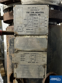Image of 10 Gal Five Star Industrial Reactor, Hastelloy C276, 300/125# 02
