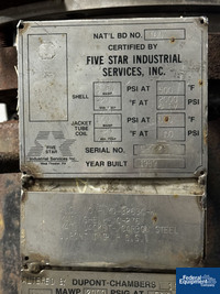 Image of 10 Gal Five Star Industrial Reactor, Hastelloy C276, 300/125# 03